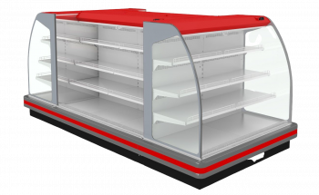 Wall-mounted display case Warsaw 160/94 VKhSp-1.68 end
