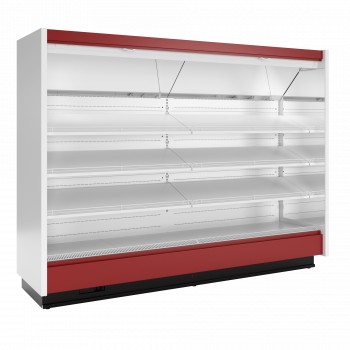 Wall-mounted display case Sofia 195/71 VHSp-1.875 with night curtains, fruit
