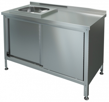 Cabinet-table with a sink