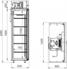 Refrigerated pharmaceutical cabinet ШХФ-1000-КСП