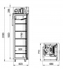 Refrigerated cabinet F0.5-GLD