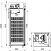 Refrigerated pharmaceutical cabinet ШХФ-700-КСК