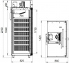 Pharmaceutical refrigeration cabinet ШХФ-1400-НГК