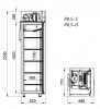 Refrigerated pharmaceutical cabinet ШХФ-500-НГП
