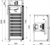 Pharmaceutical refrigeration cabinet ШХФ-1400-НСК